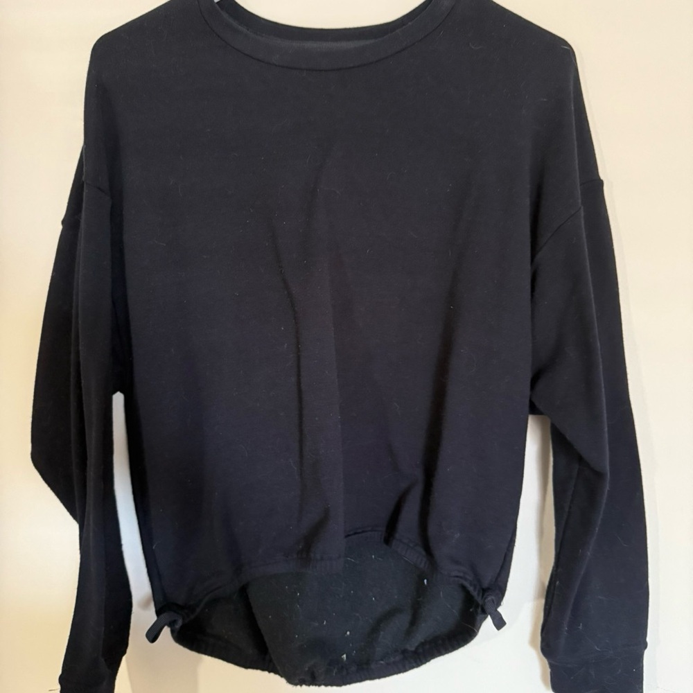 Fabletics Black Crew Neck Sweater